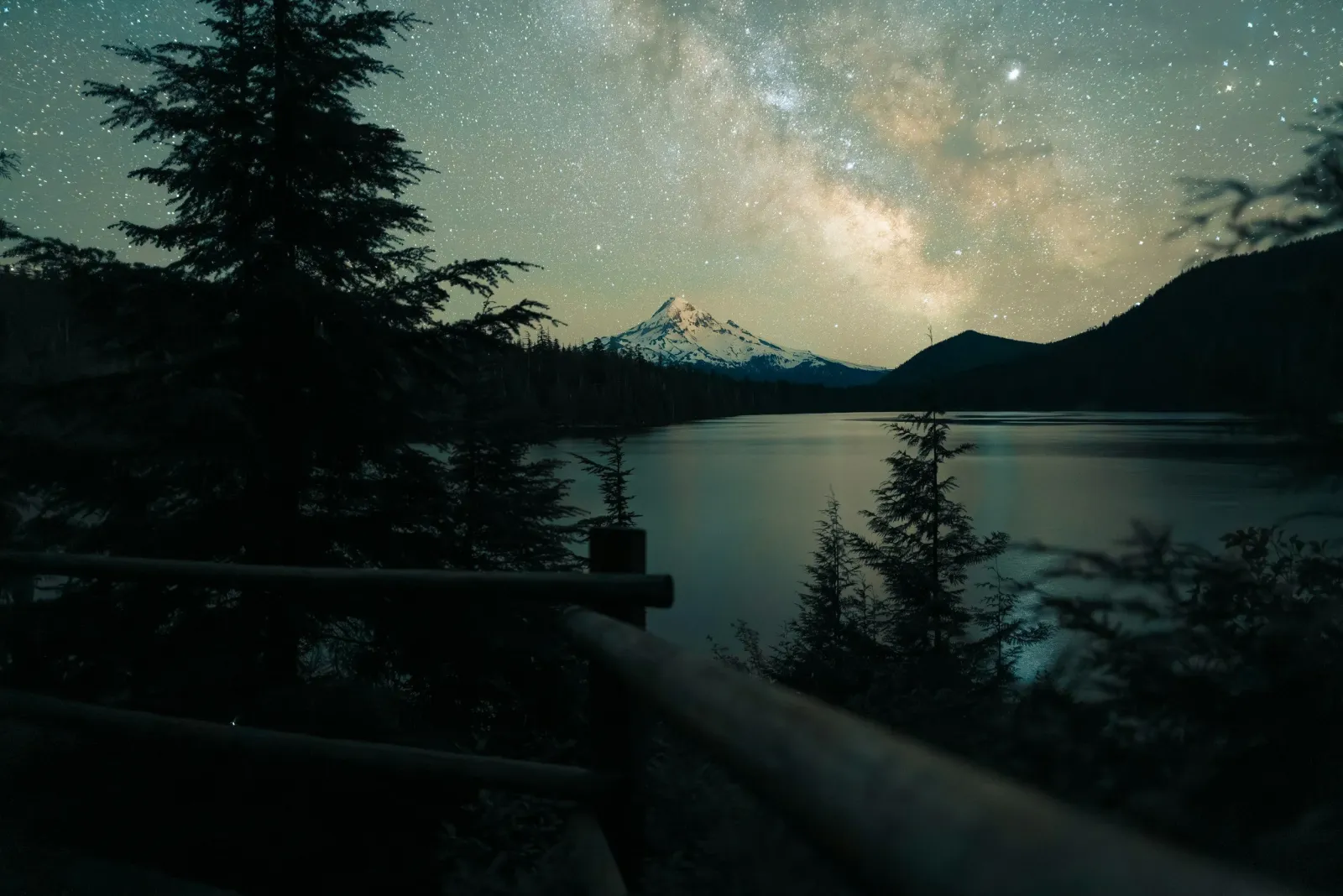 Mountain lake under starlight, stillness in grief and loss therapy with Laurie Buehler, MFT